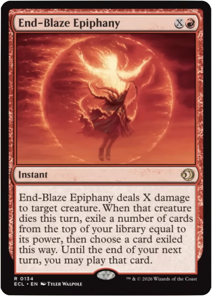 End-Blaze Epiphany [Lorwyn Eclipsed] | Exor Games Dartmouth