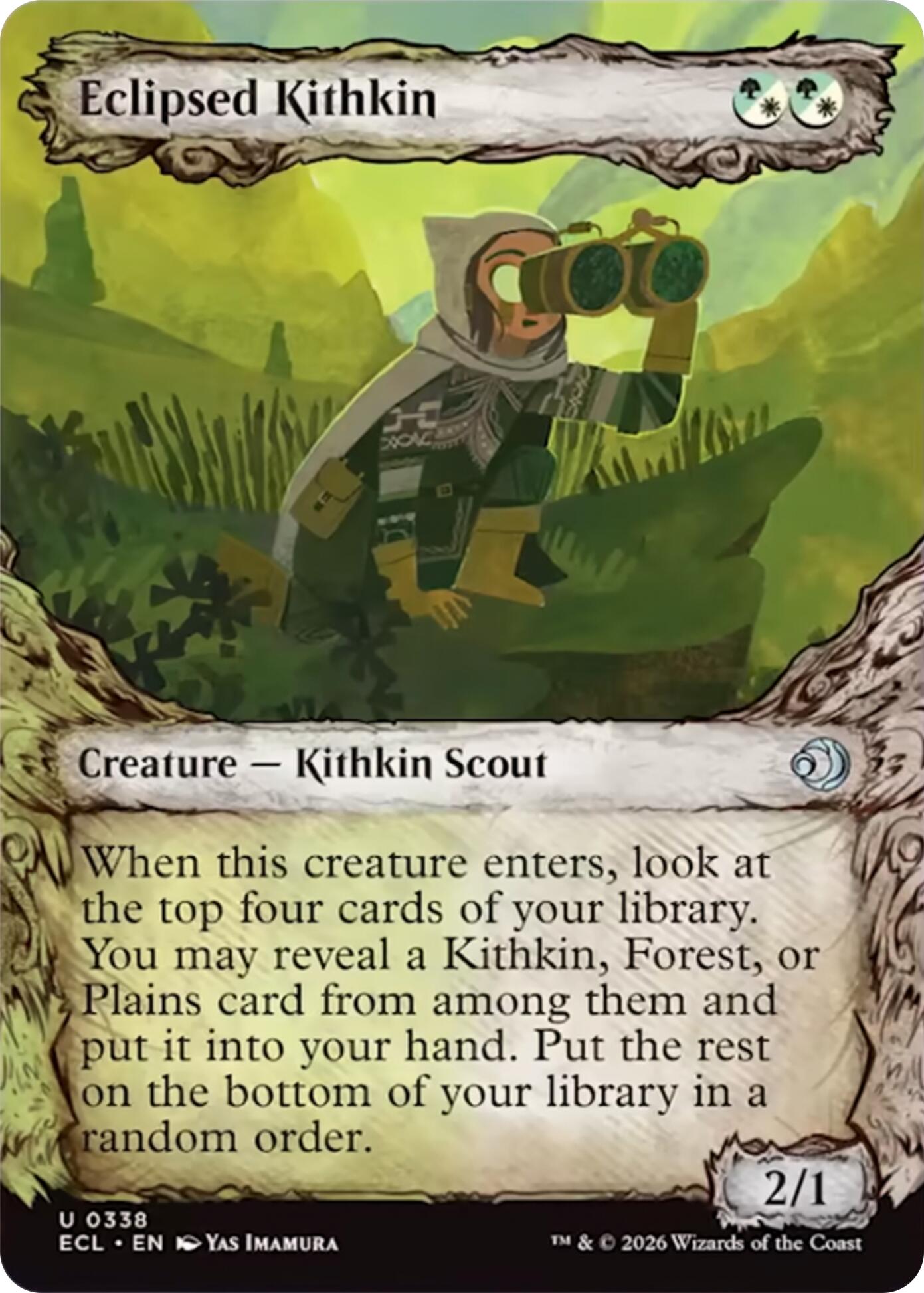 Eclipsed Kithkin (Showcase) [Lorwyn Eclipsed] | Exor Games Dartmouth