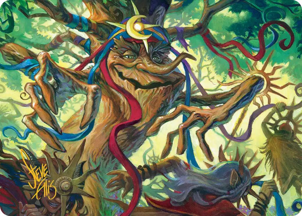 Sun-Dappled Celebrant Art Card (Gold-Stamped Signature) [Lorwyn Eclipsed Art Series] | Exor Games Dartmouth
