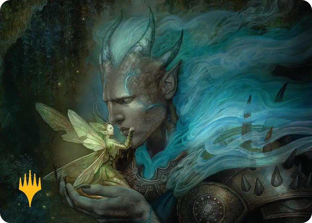 Run Away Together Art Card (Gold-Stamped Planeswalker Symbol) [Lorwyn Eclipsed Art Series] | Exor Games Dartmouth