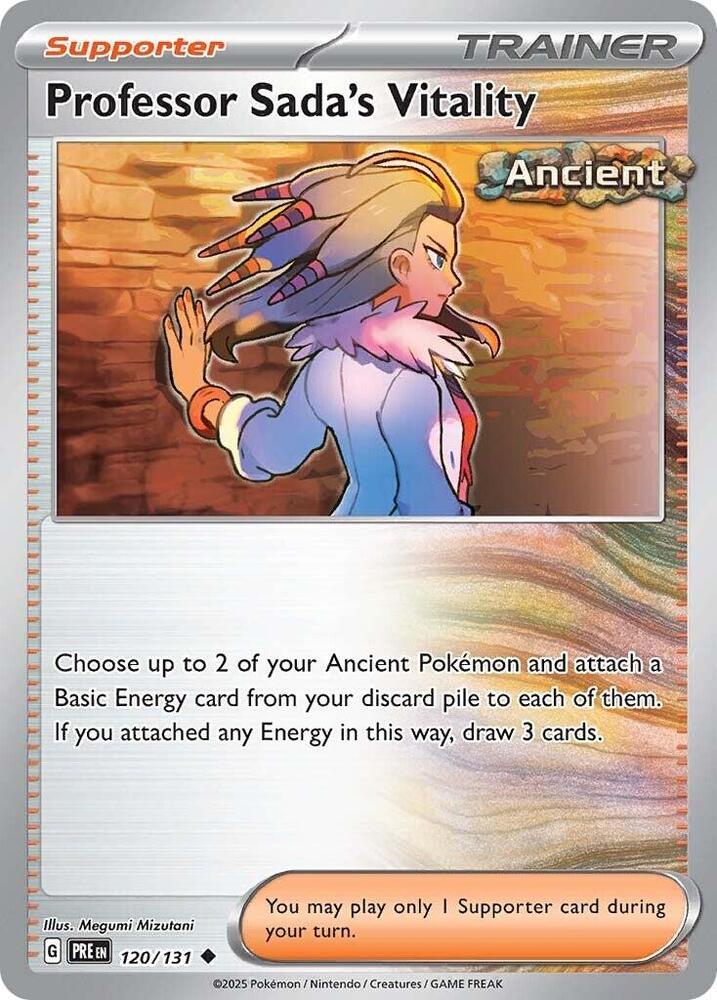Professor Sada's Vitality (120/131) [Scarlet & Violet: Prismatic Evolutions] | Exor Games Dartmouth