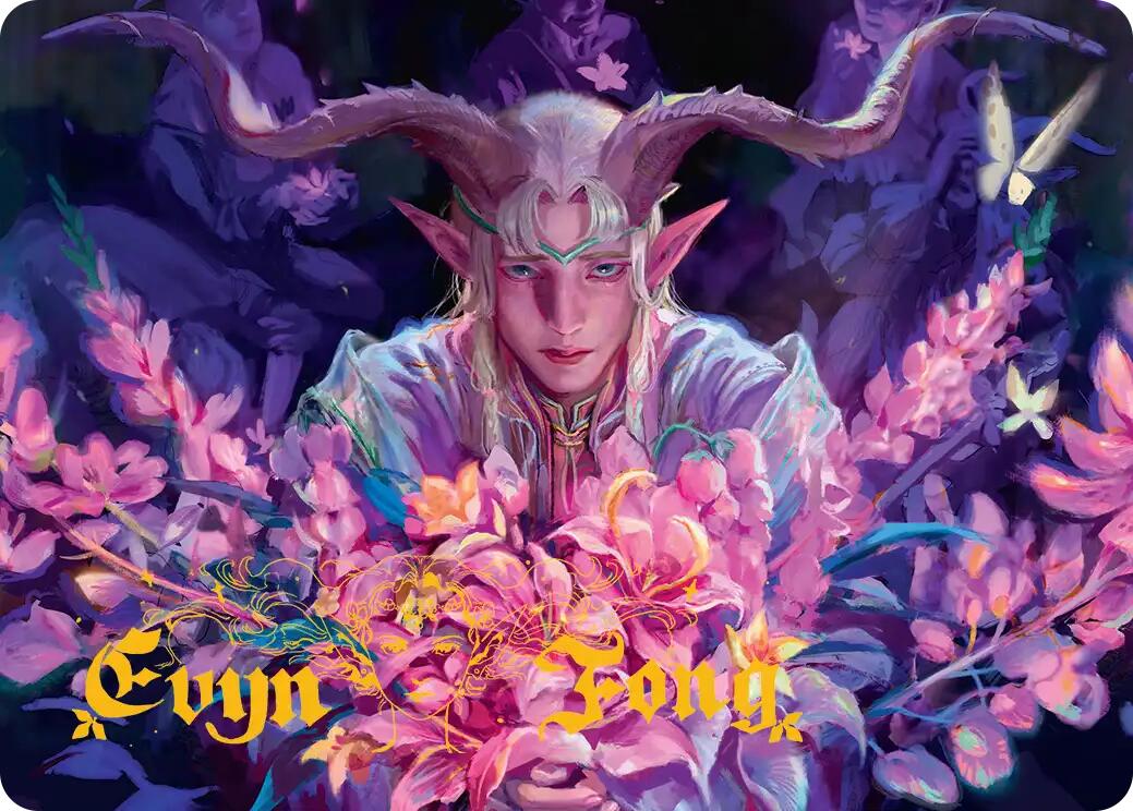 Dawnhand Eulogist Art Card (Gold-Stamped Signature) [Lorwyn Eclipsed Art Series] | Exor Games Dartmouth