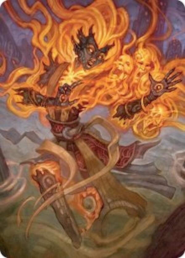 Ashling, Rekindled Art Card (33/54) [Lorwyn Eclipsed Art Series] | Exor Games Dartmouth