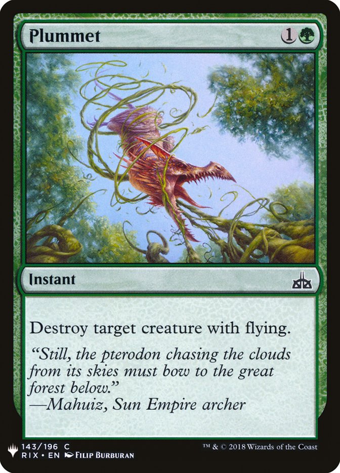 Plummet [Mystery Booster] | Exor Games Dartmouth