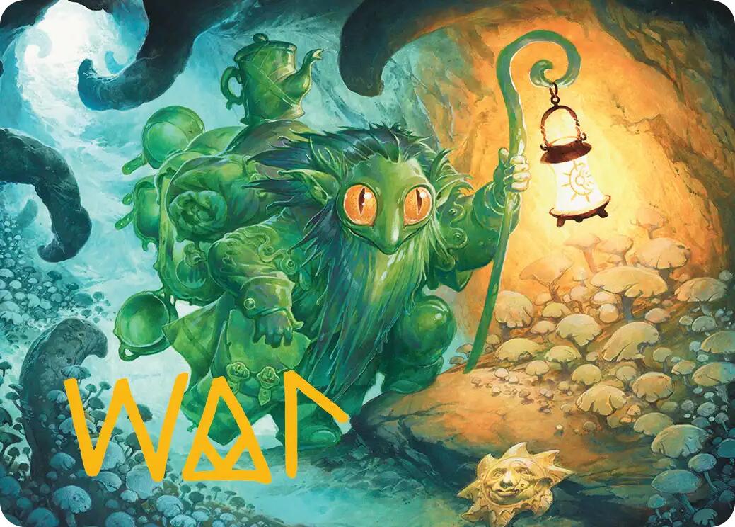 Mutable Explorer Art Card (21/54) (Gold-Stamped Signature) [Lorwyn Eclipsed Art Series] | Exor Games Dartmouth