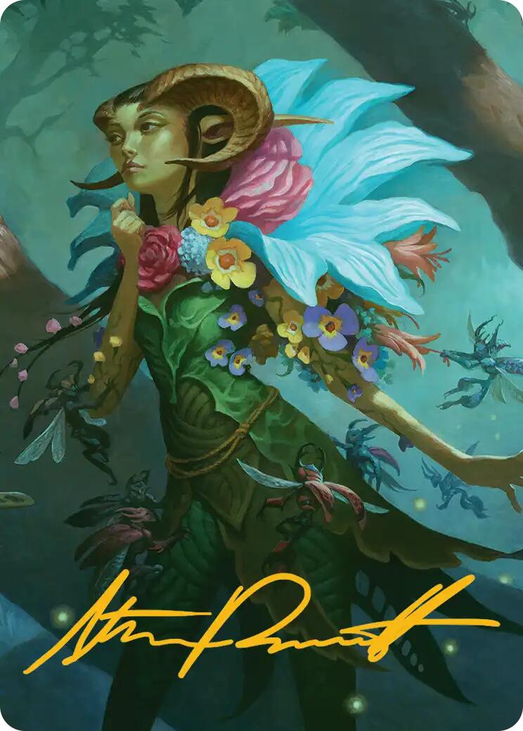 Maralen, Fae Ascendant Art Card (Gold-Stamped Signature) [Lorwyn Eclipsed Art Series] | Exor Games Dartmouth