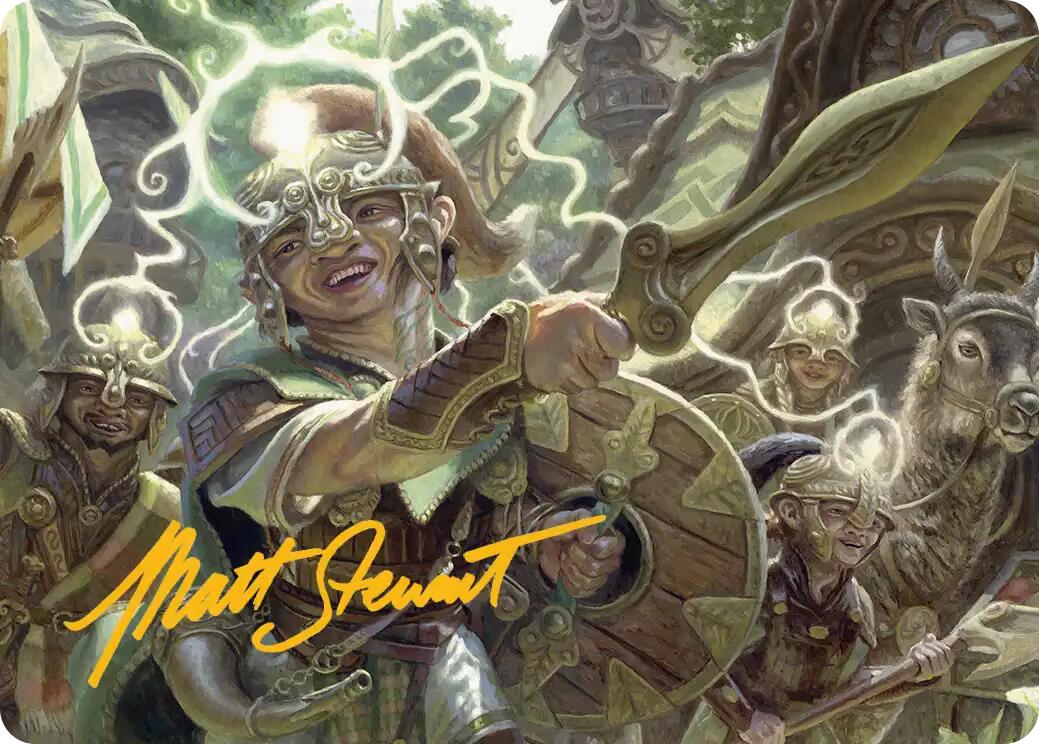 Thoughtweft Lieutenant Art Card (Gold-Stamped Signature) [Lorwyn Eclipsed Art Series] | Exor Games Dartmouth