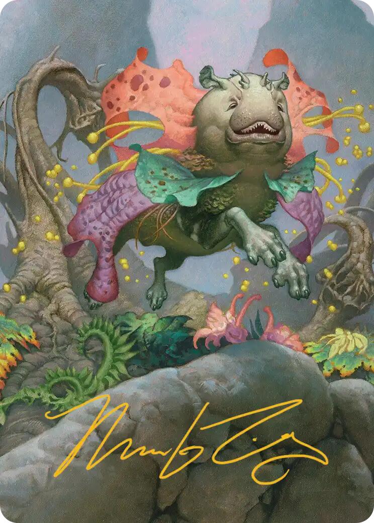 Vibrance Art Card (Gold-Stamped Signature) [Lorwyn Eclipsed Art Series] | Exor Games Dartmouth