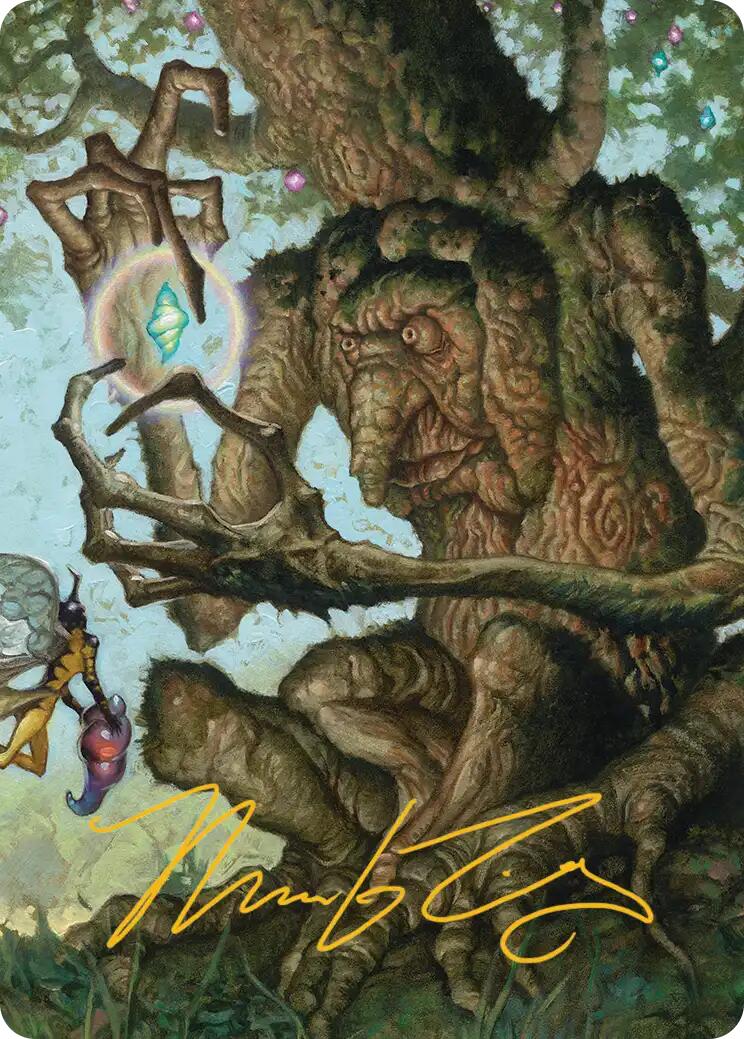 Faeburrow Elder Art Card (Gold-Stamped Signature) [Lorwyn Eclipsed Art Series] | Exor Games Dartmouth