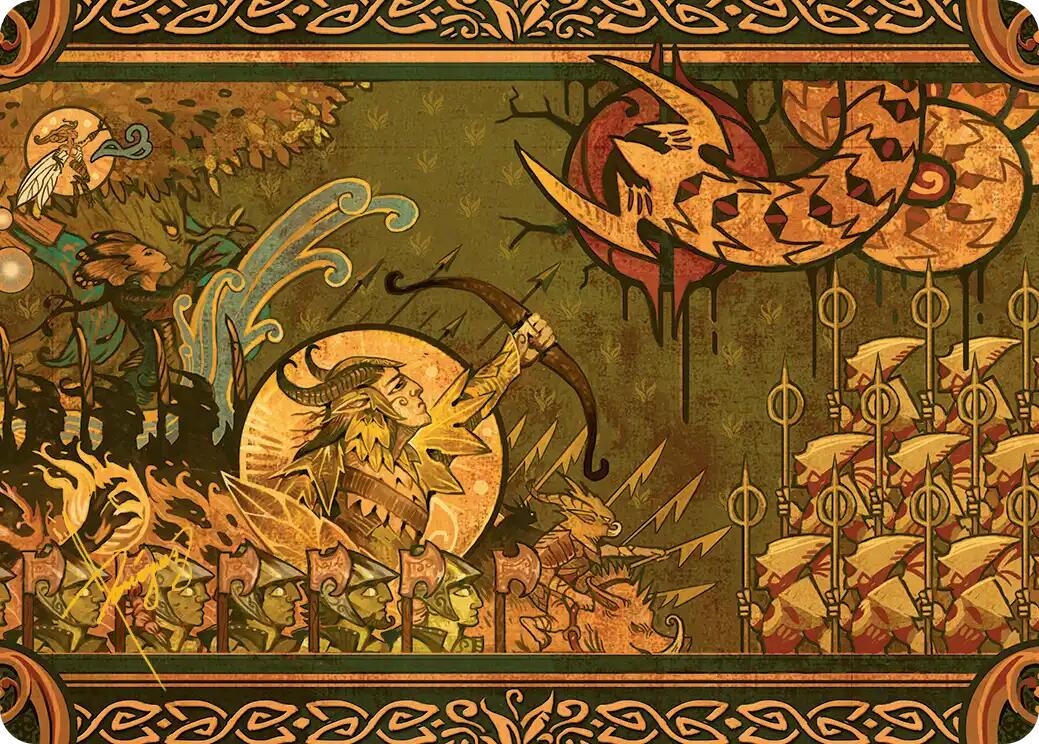 Chronicle of Victory Art Card (Gold-Stamped Signature) [Lorwyn Eclipsed Art Series] | Exor Games Dartmouth