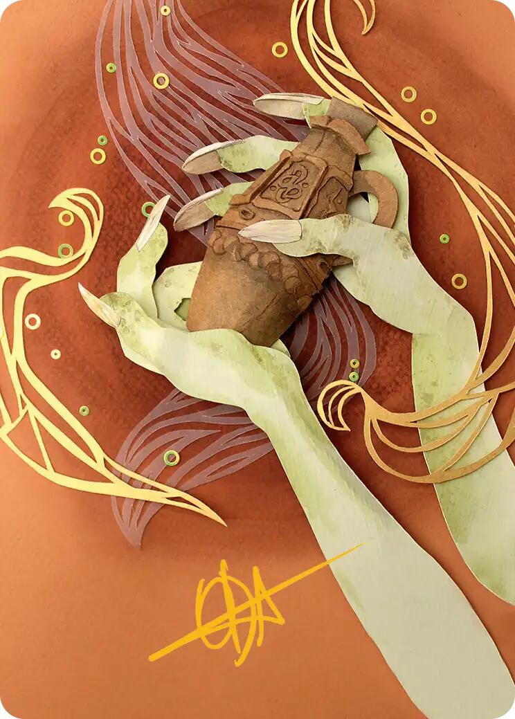 Thousand-Year Elixir Art Card (Gold-Stamped Signature) [Lorwyn Eclipsed Art Series] | Exor Games Dartmouth