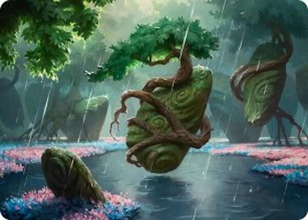 Rain-Slicked Copse Art Card [Lorwyn Eclipsed Art Series] | Exor Games Dartmouth