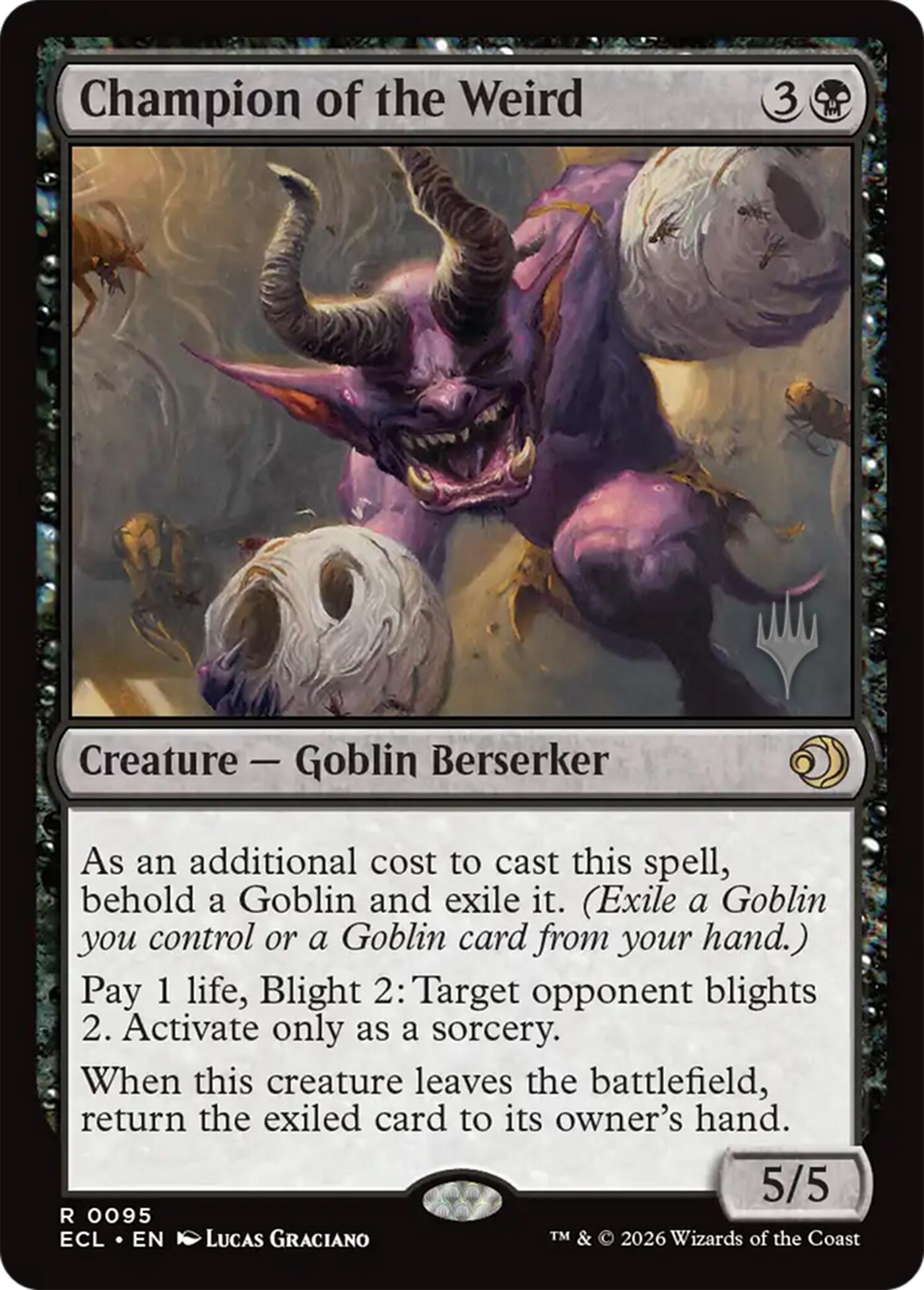 Champion of the Weird [Lorwyn Eclipsed Promos] | Exor Games Dartmouth