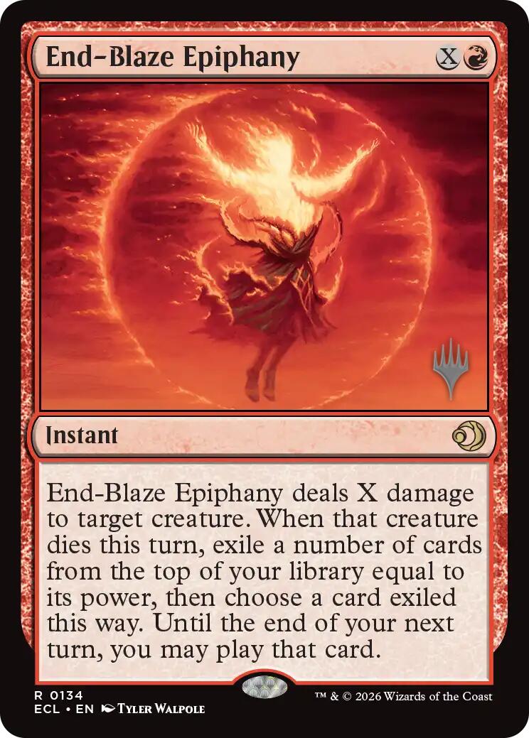 End-Blaze Epiphany [Lorwyn Eclipsed Promos] | Exor Games Dartmouth