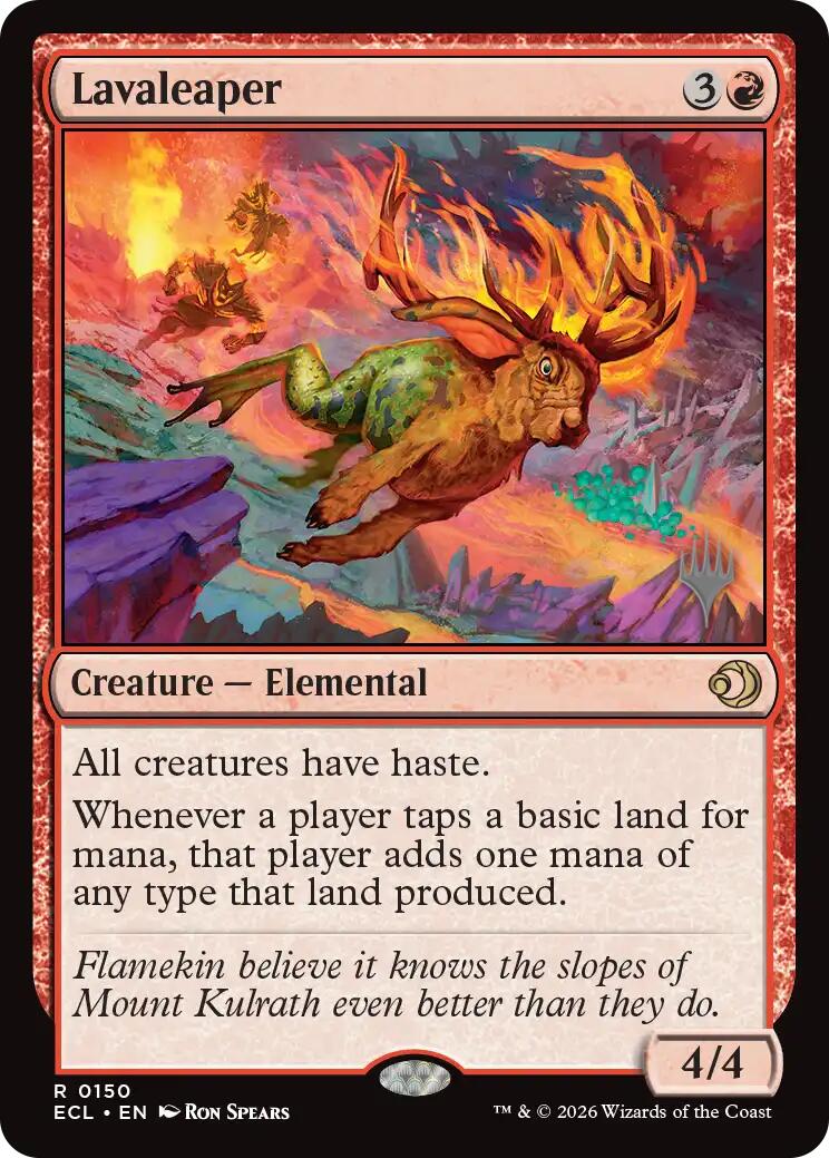 Lavaleaper [Lorwyn Eclipsed Promos] | Exor Games Dartmouth