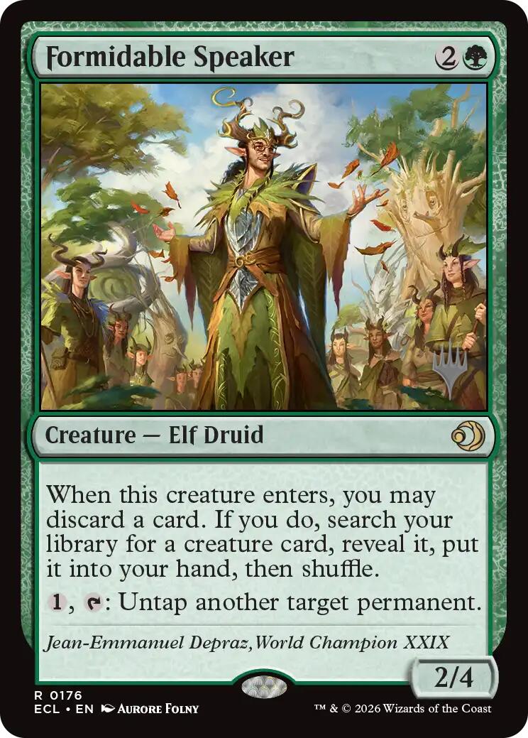 Formidable Speaker [Lorwyn Eclipsed Promos] | Exor Games Dartmouth