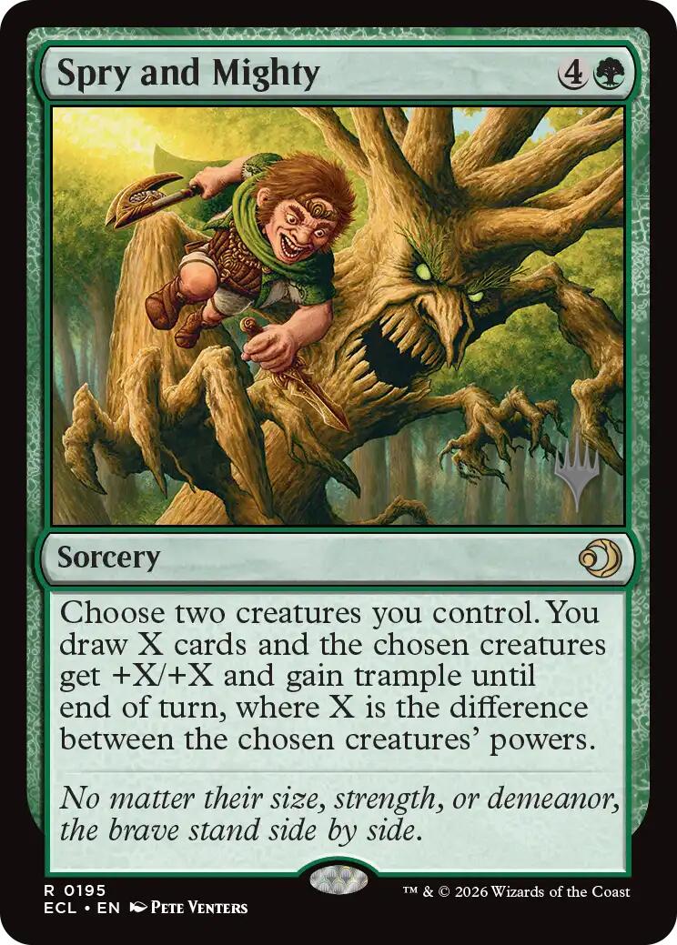 Spry and Mighty [Lorwyn Eclipsed Promos] | Exor Games Dartmouth