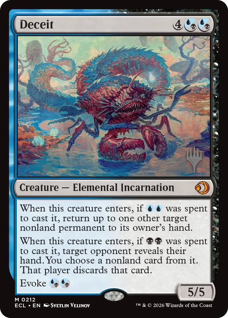 Deceit [Lorwyn Eclipsed Promos] | Exor Games Dartmouth