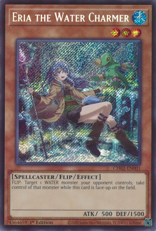 Eria the Water Charmer [CH02-EN001] Secret Rare | Exor Games Dartmouth