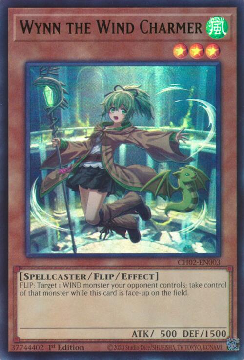 Wynn the Wind Charmer (Ultra Rare) [CH02-EN003] Ultra Rare | Exor Games Dartmouth
