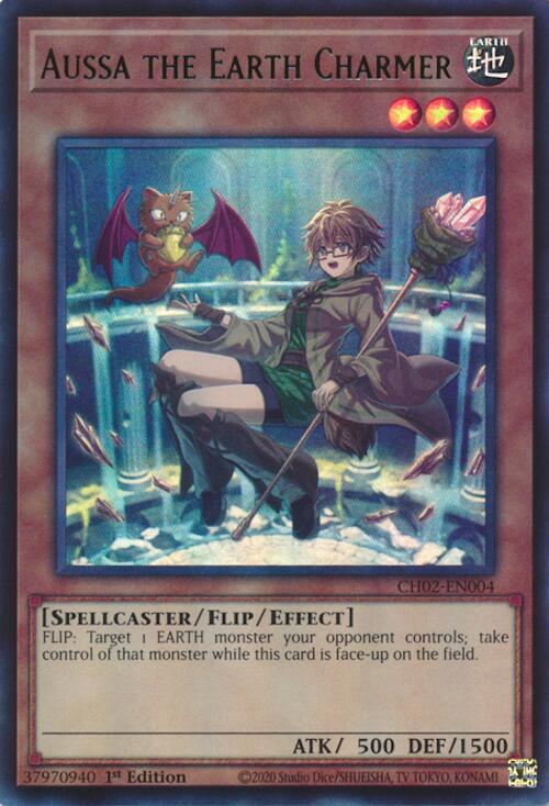 Aussa the Earth Charmer (Ultra Rare) [CH02-EN004] Ultra Rare | Exor Games Dartmouth
