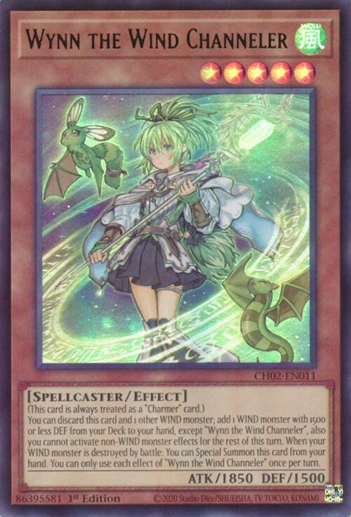 Wynn the Wind Channeler [CH02-EN011] Ultra Rare | Exor Games Dartmouth