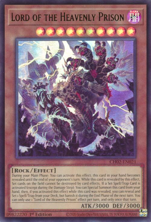 Lord of the Heavenly Prison [CH02-EN021] Ultra Rare | Exor Games Dartmouth