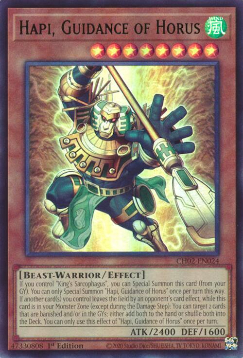 Hapi, Guidance of Horus [CH02-EN024] Ultra Rare | Exor Games Dartmouth