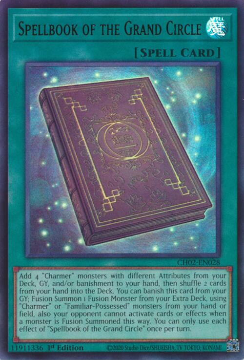 Spellbook of the Grand Circle (Ultra Rare) [CH02-EN028] Ultra Rare | Exor Games Dartmouth