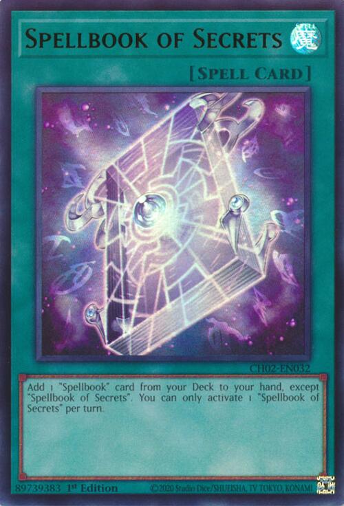 Spellbook of Secrets [CH02-EN032] Ultra Rare | Exor Games Dartmouth