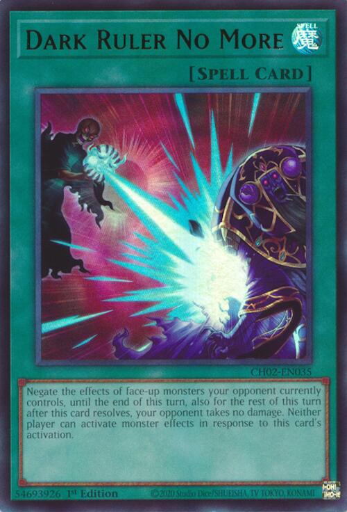 Dark Ruler No More [CH02-EN035] Ultra Rare | Exor Games Dartmouth