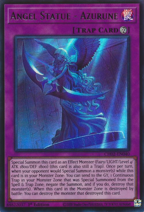 Angel Statue - Azurune [CH02-EN040] Ultra Rare | Exor Games Dartmouth