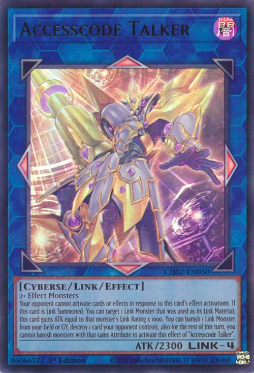 Accesscode Talker [CH02-EN050] Ultra Rare | Exor Games Dartmouth