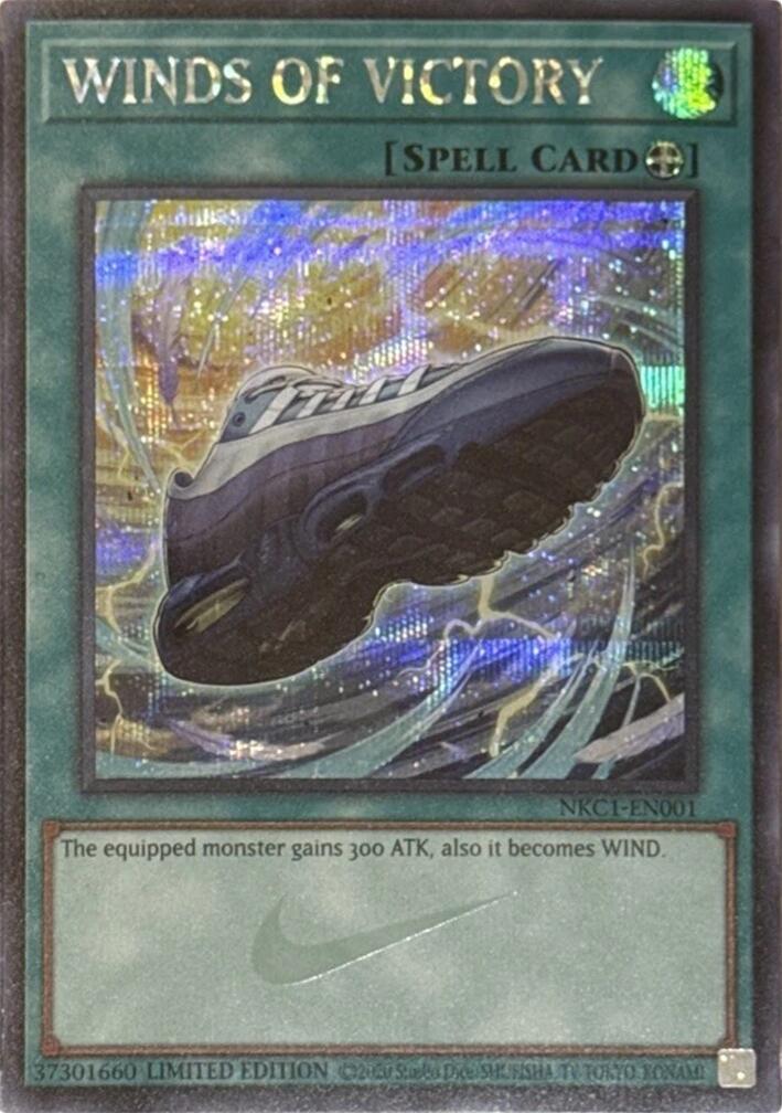 Winds of Victory [NKC1-EN001] Prismatic Secret Rare | Exor Games Dartmouth