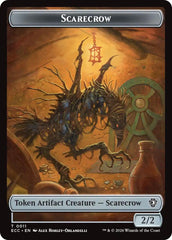 Scarecrow // Treasure Double-Sided Token [Lorwyn Eclipsed Tokens] | Exor Games Dartmouth