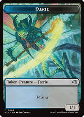Faerie // Goblin Double-Sided Token [Lorwyn Eclipsed Tokens] | Exor Games Dartmouth
