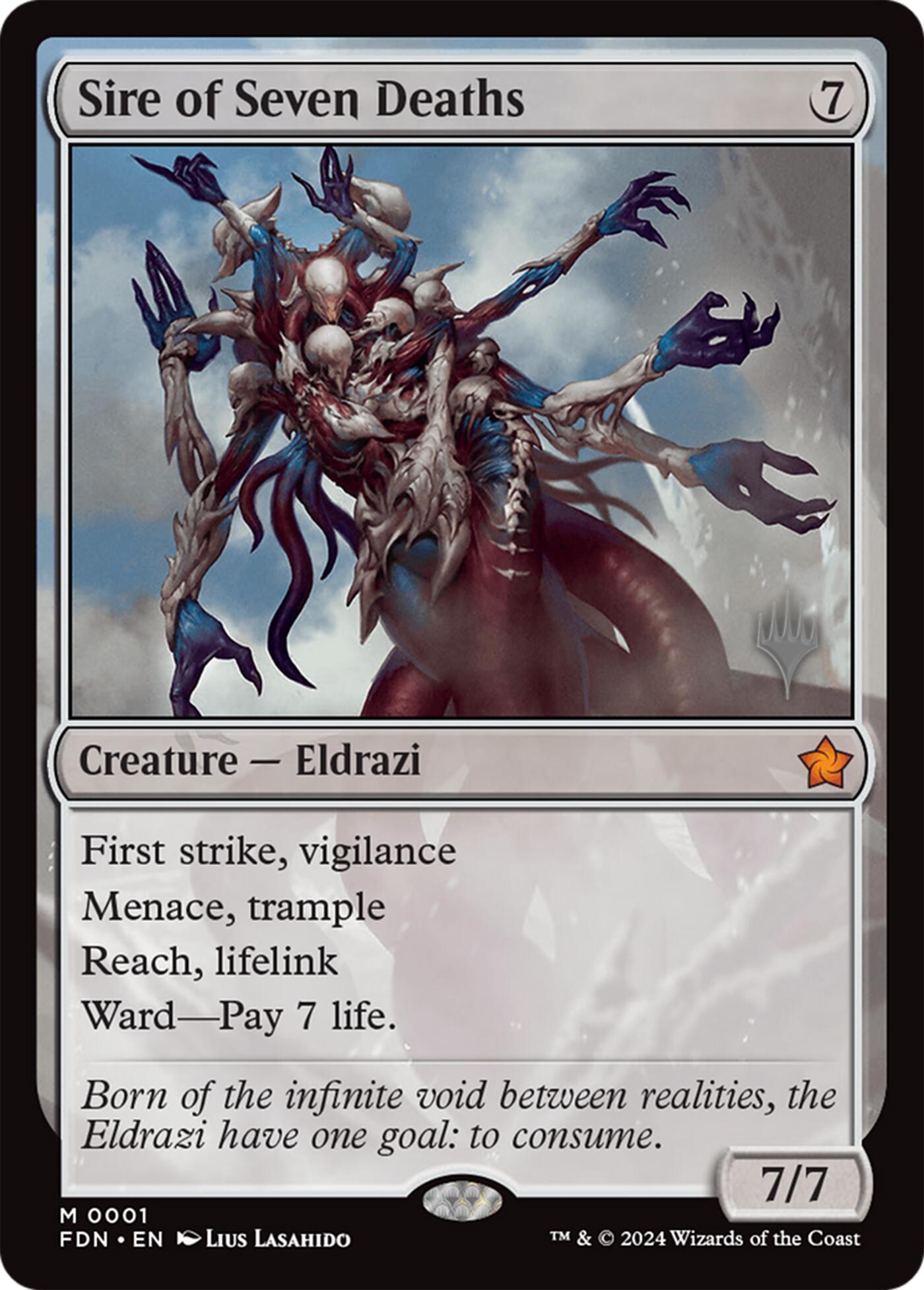 Sire of Seven Deaths [Lorwyn Eclipsed Promos] | Exor Games Dartmouth