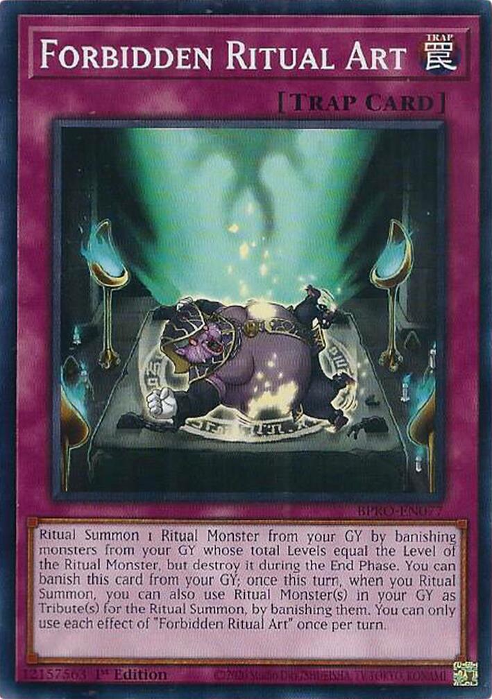 Forbidden Ritual Art [BPRO-EN077] Common | Exor Games Dartmouth