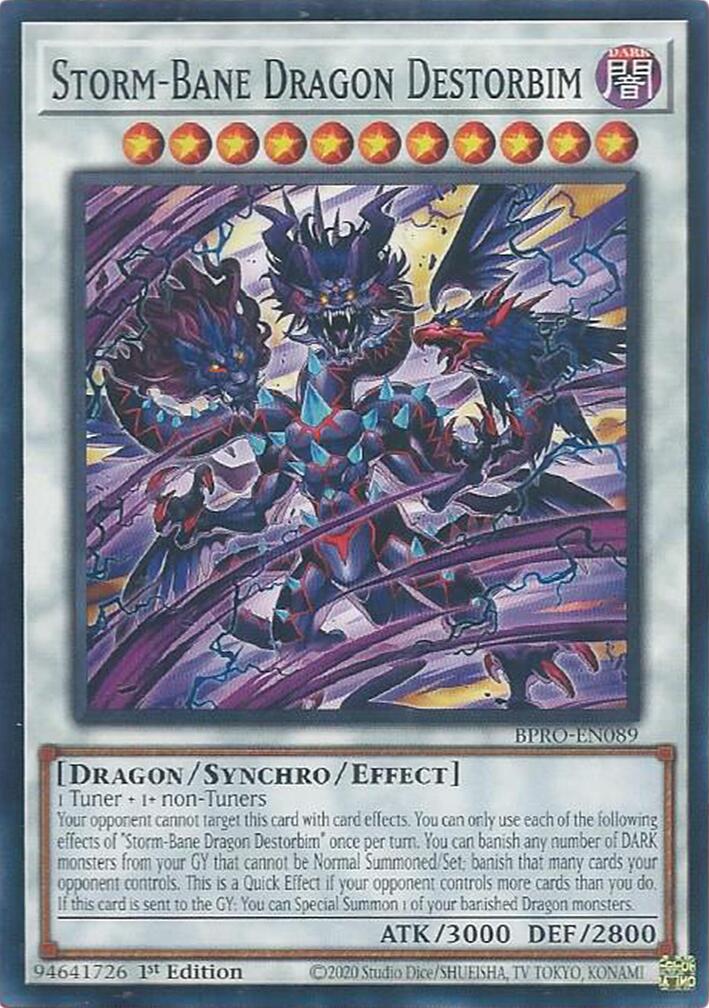 Storm-Bane Dragon Destorbim [BPRO-EN089] Common | Exor Games Dartmouth