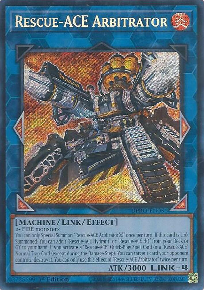 Rescue-ACE Arbitrator [BPRO-EN051] Secret Rare | Exor Games Dartmouth