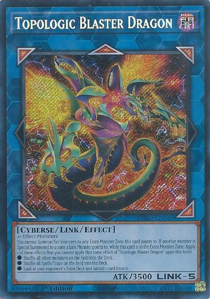 Topologic Blaster Dragon [BPRO-EN046] Secret Rare | Exor Games Dartmouth