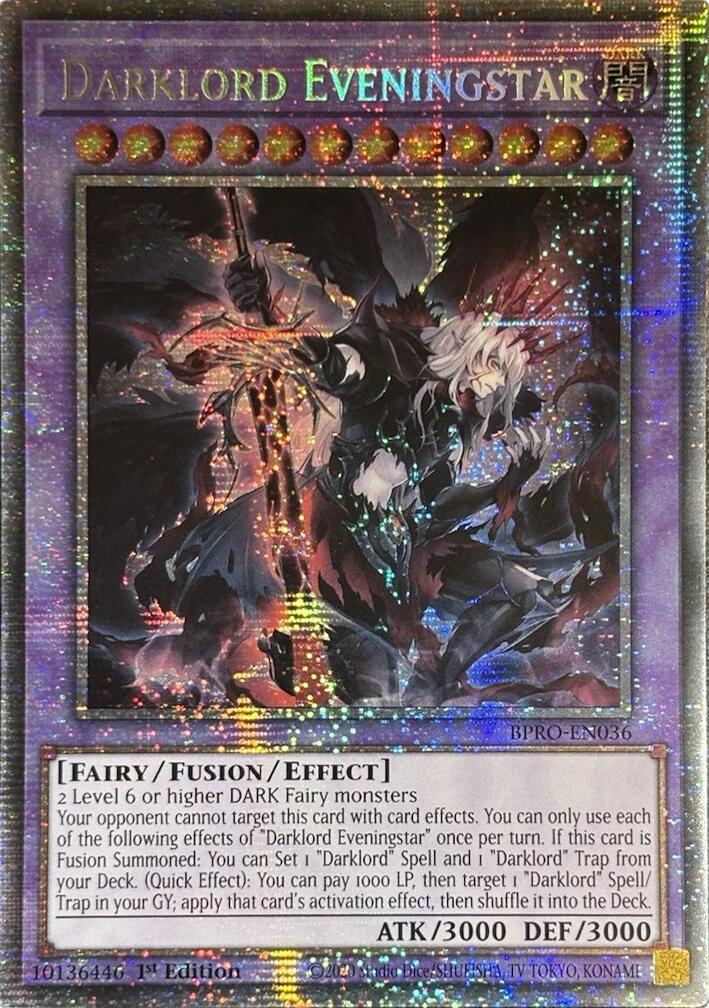 Darklord Eveningstar (Starlight Rare) [BPRO-EN036] Starlight Rare | Exor Games Dartmouth