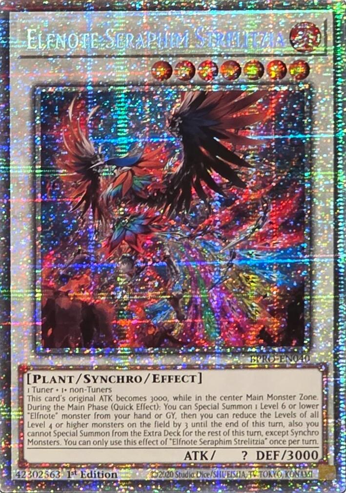 Elfnote Seraphim Strelitzia (Starlight Rare) [BPRO-EN040] Starlight Rare | Exor Games Dartmouth