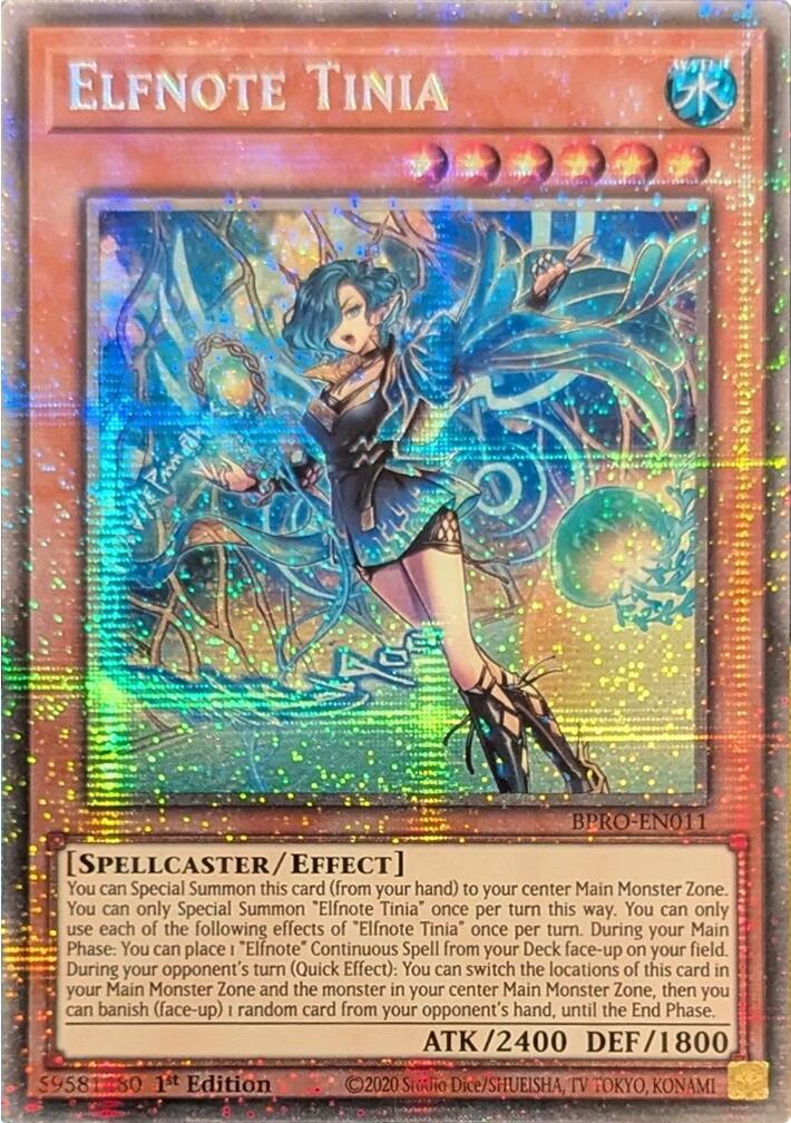 Elfnote Tinia (Starlight Rare) [BPRO-EN011] Starlight Rare | Exor Games Dartmouth