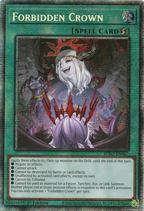 Forbidden Crown (Starlight Rare) [BPRO-EN067] Starlight Rare | Exor Games Dartmouth