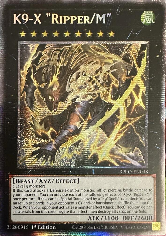 K9-X "Ripper/M" (Starlight Rare) [BPRO-EN043] Starlight Rare | Exor Games Dartmouth