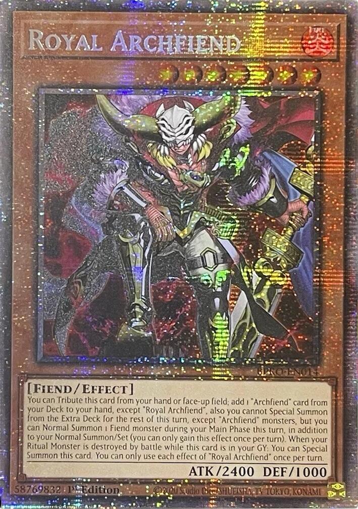 Royal Archfiend (Starlight Rare) [BPRO-EN014] Starlight Rare | Exor Games Dartmouth