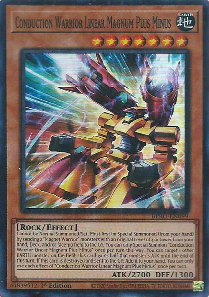Conduction Warrior Linear Magnum Plus Minus [BPRO-EN099] Super Rare | Exor Games Dartmouth
