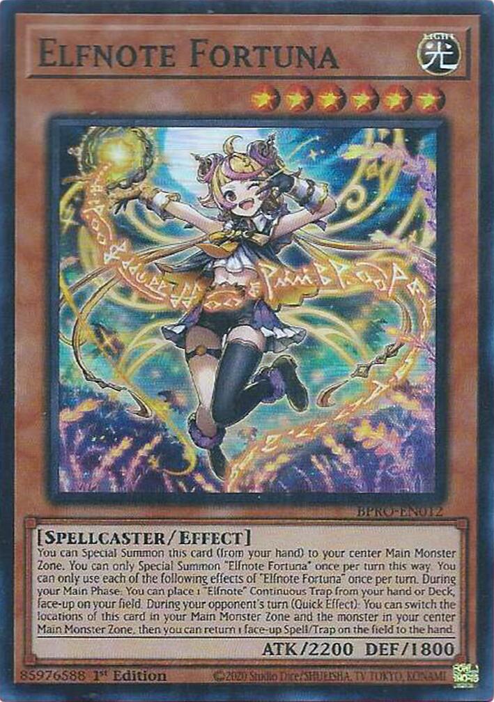 Elfnote Fortuna [BPRO-EN012] Super Rare | Exor Games Dartmouth