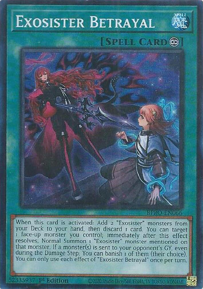 Exosister Betrayal [BPRO-EN066] Super Rare | Exor Games Dartmouth